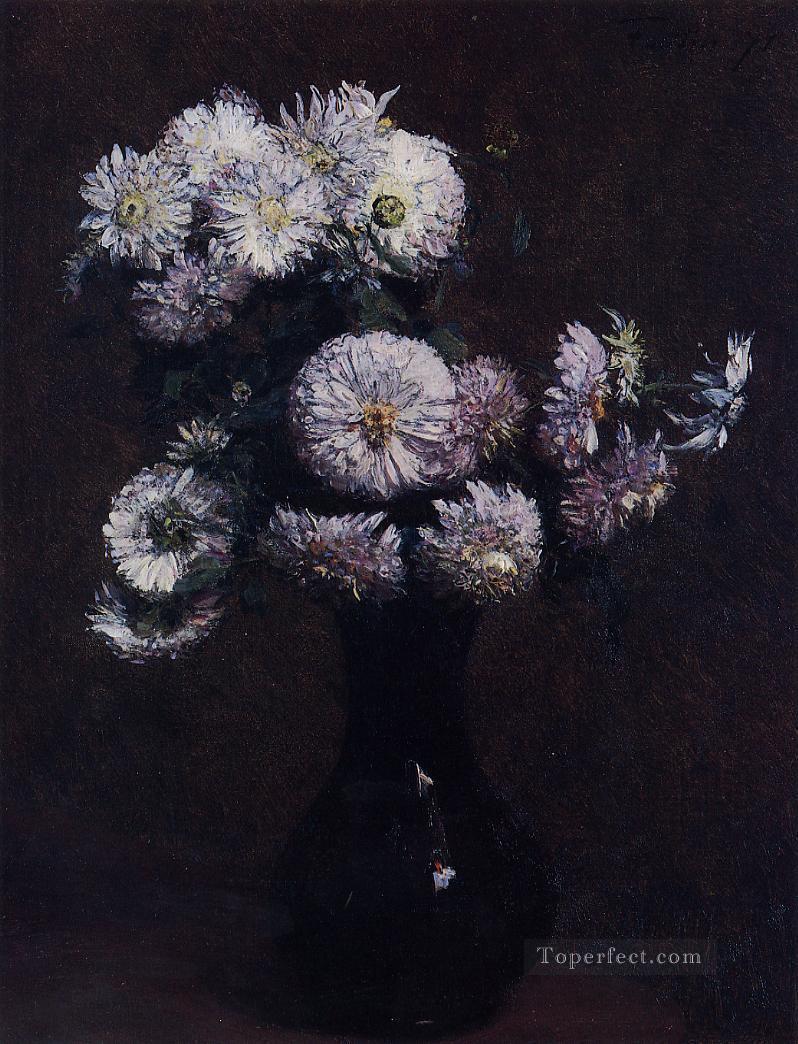 Crisantemos Henri Fantin Latour Pintura al óleo